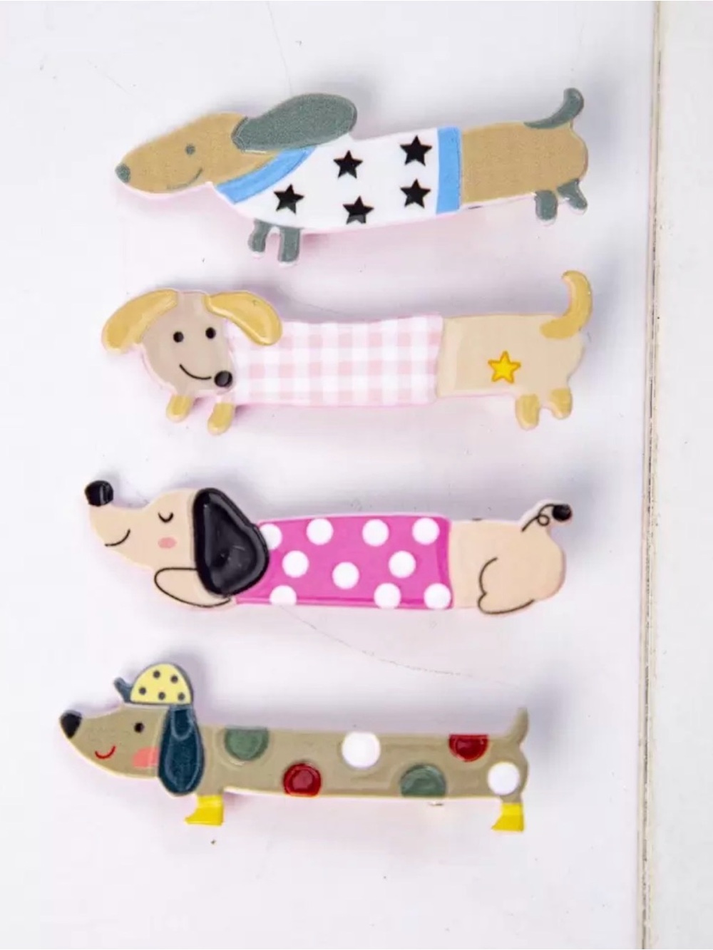 Set of 4 Dachshund Hair Clips – new - Picture 3 of 7